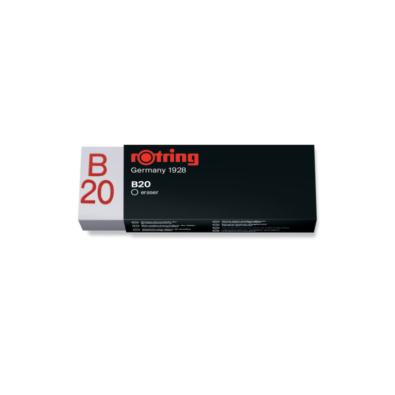 Rotring tikky gumka rapid eraser b20 - sklep plastyczny - szał dla pla
