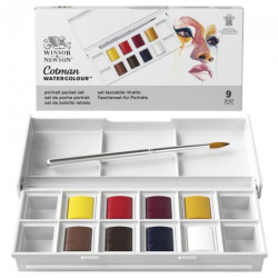 Winsor&Newton cotman portrait set of 8 half-cubes