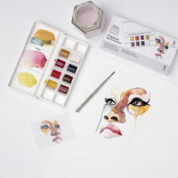 Winsor&Newton cotman portrait set of 8 half-cubes