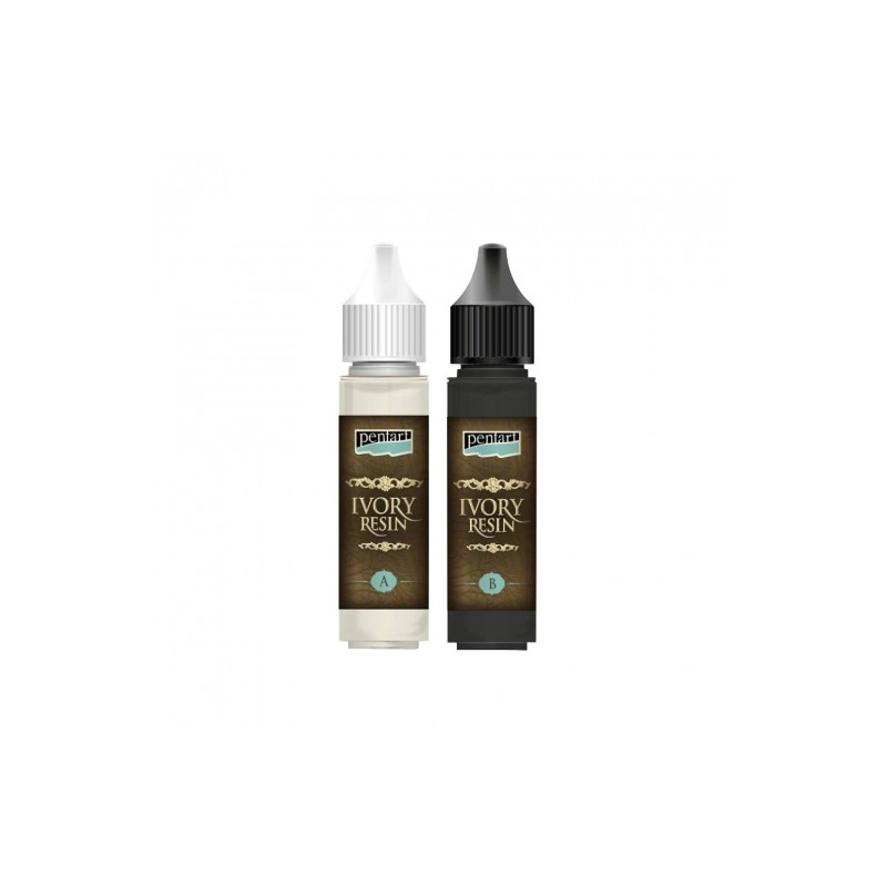 Pentart resin ivory 2x40ml