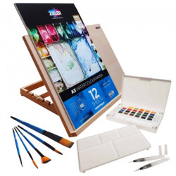 Zieler zestaw watercolour art A3 sztaluga - sklep plastyczny - szał dl