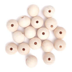 DP Craft drewniane koraliki kulki 20mm 40g - sklep plastyczny - szał d