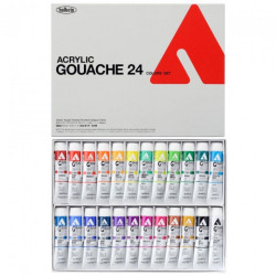 Holbein acryla gouache zestaw  - sklep plastyczny - szał dla plastyków