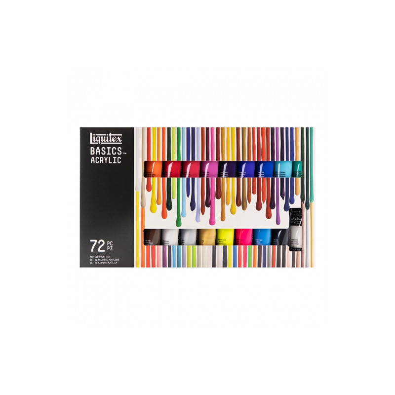 Liquitex set of basics acrylic paints 72x22ml