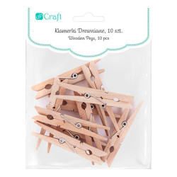 DP Craft natural wooden clothespins 7.2cm 10 pieces