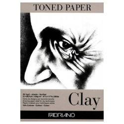 Fabriano blok toned paper clay - sklep plastyczny - szał dla plastyków