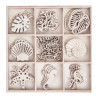 DP Craft Holiday Wood Shapes 45 pieces