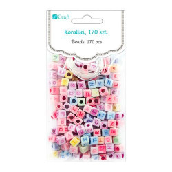 DP Craft Letter Beads 5x5mm 170 pieces