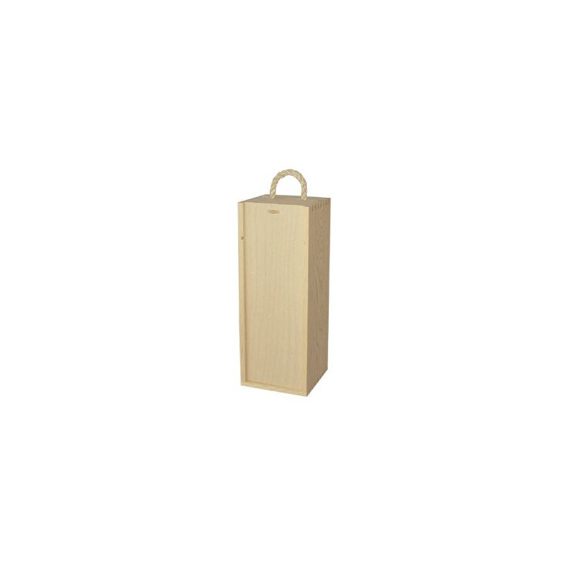 Wooden sliding box with insert