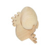 Wooden stand for a rooster egg