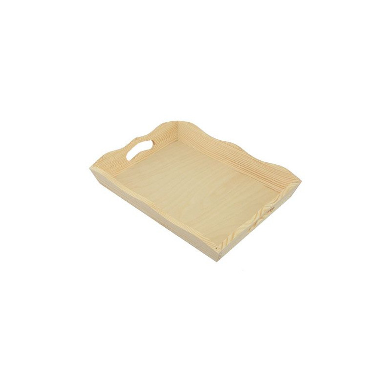 Big wave wooden tray