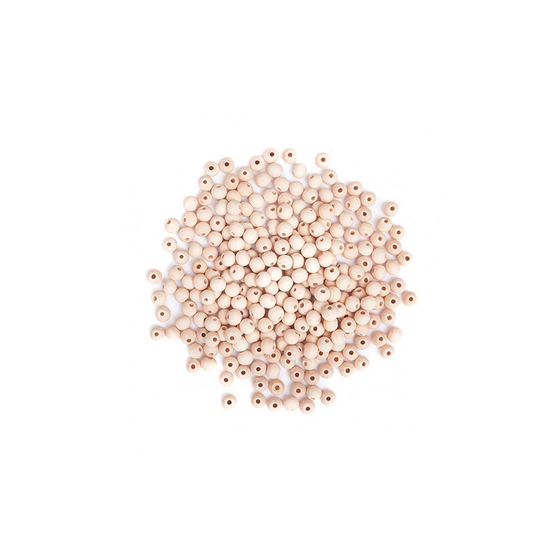 DP Craft Wooden Beads 6mm 40g