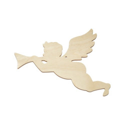 Wooden pendant Cupid