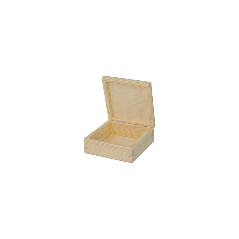 Wooden square box 15x15cm
