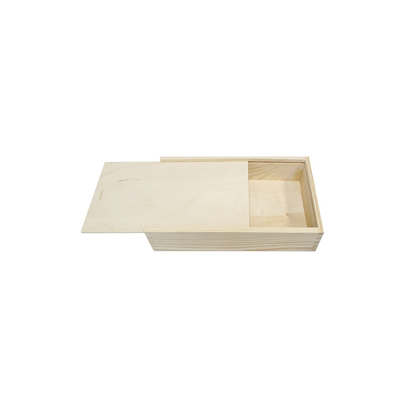 Wooden box for crayons