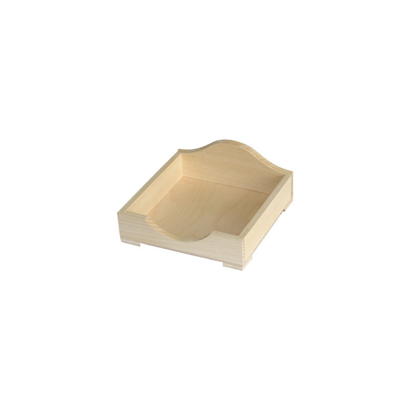 Wooden napkin box