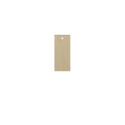 Wooden jewelry element rectangle 15x35mm