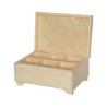 Drewniany kufer 30x20 cm 1 wkładka - sklep plastyczny - szał dla plast