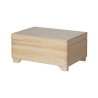 Wooden trunk 30x20 cm with 2 inserts