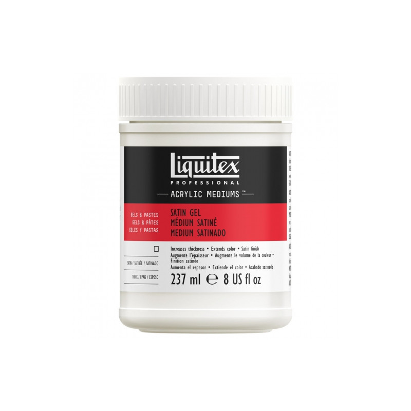 Liquitex satin gel 237ml medium for acrylic