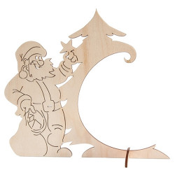 A stand for a Christmas ball Santa 20x22cm