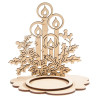 Candlestick for a candle 10.5x11cm 3 elements