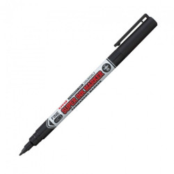 UNI super ink marker fine 0.9mm czarny permanentny- sklep plastyczny -
