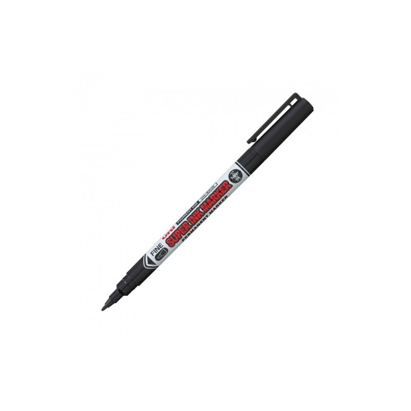 UNI super ink marker fine 0.9mm black permanent