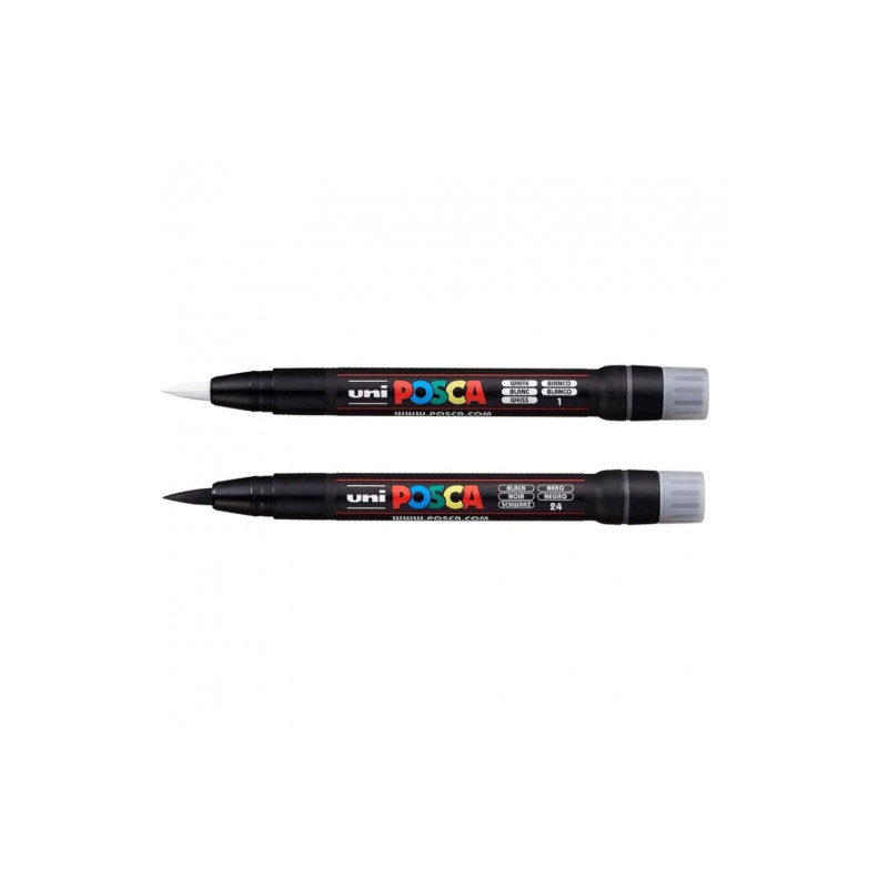 UNI Posca pen with a brush tip