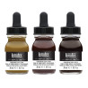 Liquitex zestaw 3 tuszy akrylowych 30ml transparents - sklep plastyczn