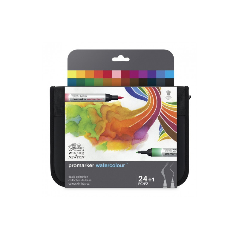 Winsor&Newton promarker watercolour zestaw 24+1