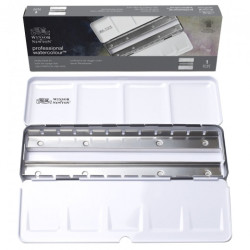 Winsor&Newton pusta metalowa kaseta na 24 półkostki - sklep plastyczny