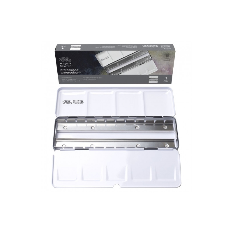 Winsor & Newton empty metal cassette for 24 semi-cubes