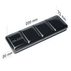 Winsor & Newton empty metal cassette for 24 semi-cubes