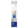 Winsor & Newton cotma set of 5 brushes 4 round + 1 flat