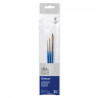 Winsor&Newton cotman zestaw 3 pędzli okrągłych- sklep plastyczny - sza