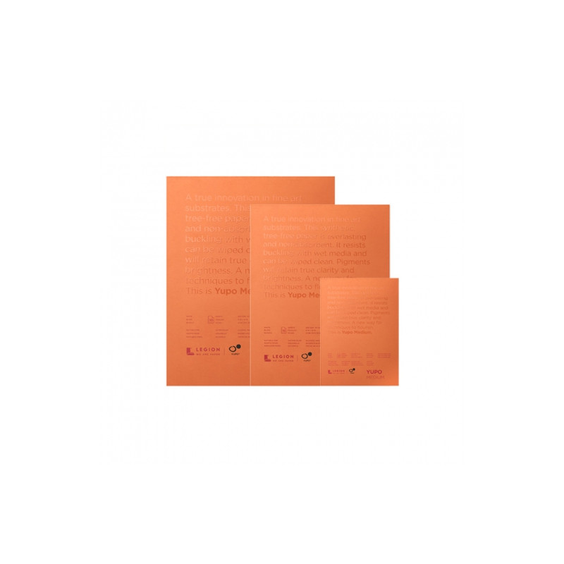 Blok legion paper yupo white 200g 10ark - blok z papierem polipropylen