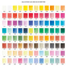 Sakura koi set of 96 watercolors in a cube