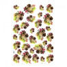 Papier do decoupage A4 ITD 0104 róże bukiety - sklep plastyczny - szał