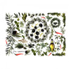 Papier do decoupage A4 ITD 0115 oliwki zioła - sklep plastyczny - szał
