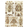 Rice paper for decoupage ornaments A4 ITD R048