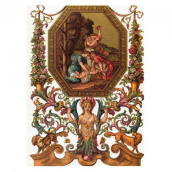 Papier ryżowy do decoupage A4 ITD R022 - sklep plastyczny - szał dla p