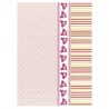 Papier do decoupage soft A4 ITD S013 kropki kokardki - sklep plastyczn