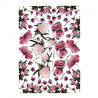 Decoupage paper A4 ITD 0114M peonies flowers