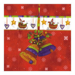 Serwetka do decoupage paw-decor SDL100723 dzwonki - sklep plastyczny s