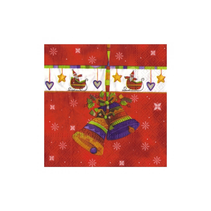 Serwetka do decoupage paw-decor SDL100723 dzwonki - sklep plastyczny s