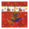 Serwetka do decoupage paw-decor SDL100723 dzwonki - sklep plastyczny s