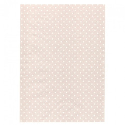 Papier do decoupage soft A4 ITD S015 kropki - sklep plastyczny - szał