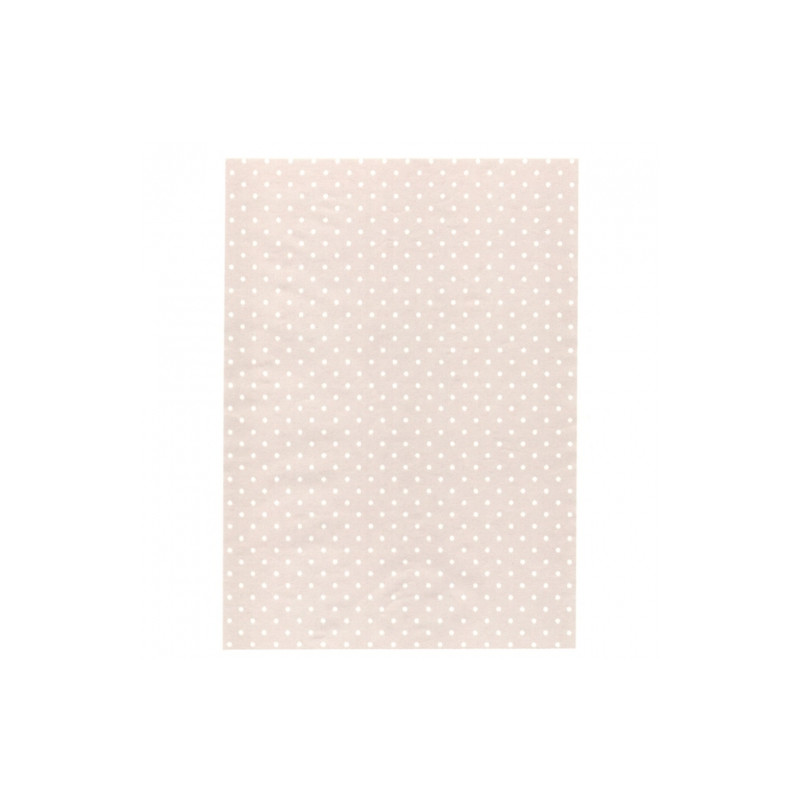 Papier do decoupage soft A4 ITD S015 kropki - sklep plastyczny - szał