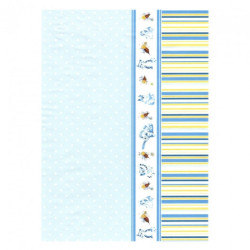 Decoupage paper soft A4 ITD S016 dot stripe decors